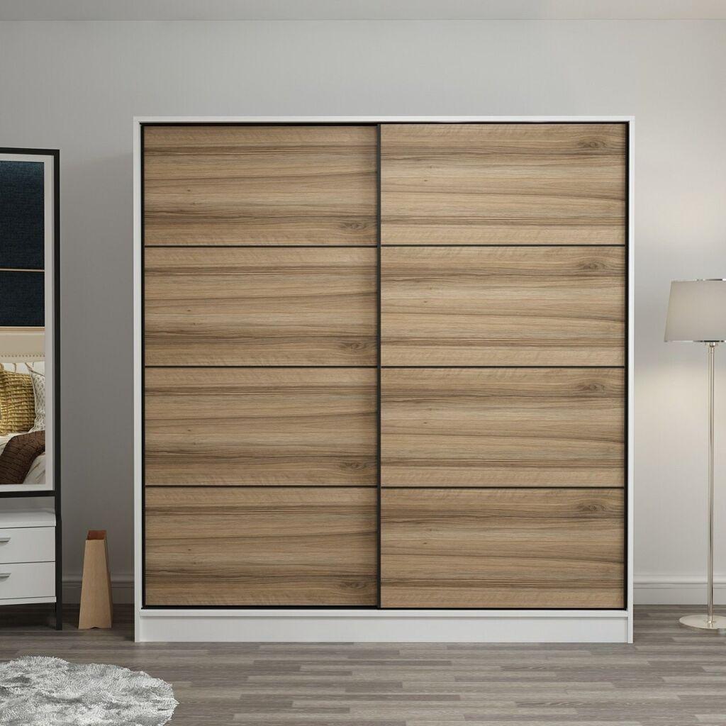 Hanah Home Garderober Kale-3962, 180x210x52 cm, Hrast