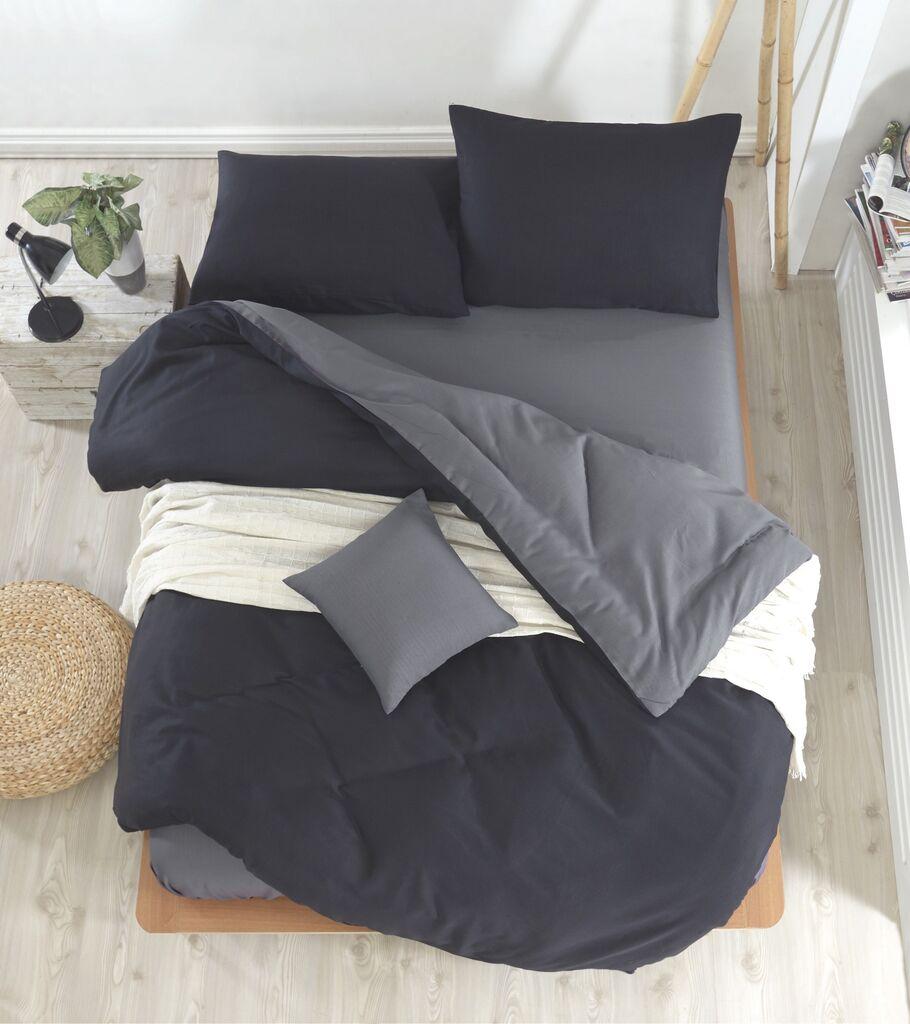 L'essentiel Maison Komplet posteljina Mix, 220x240 cm, Crna-Tamnosiva