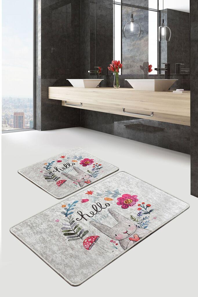 L'essentiel Maison Set 2 prostirke za kupatilo Šareni