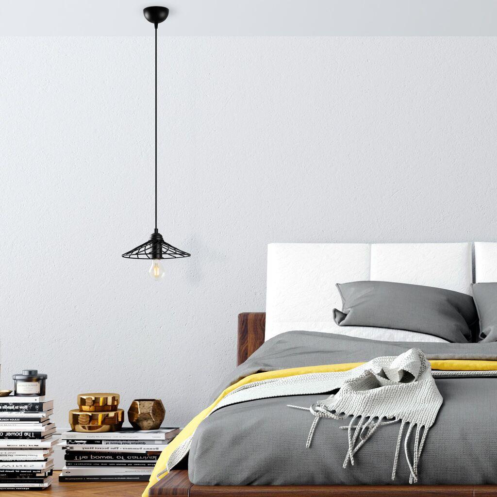Opviq Luster Eclipse-15391, 25x25x108cm, IP20, Crni
