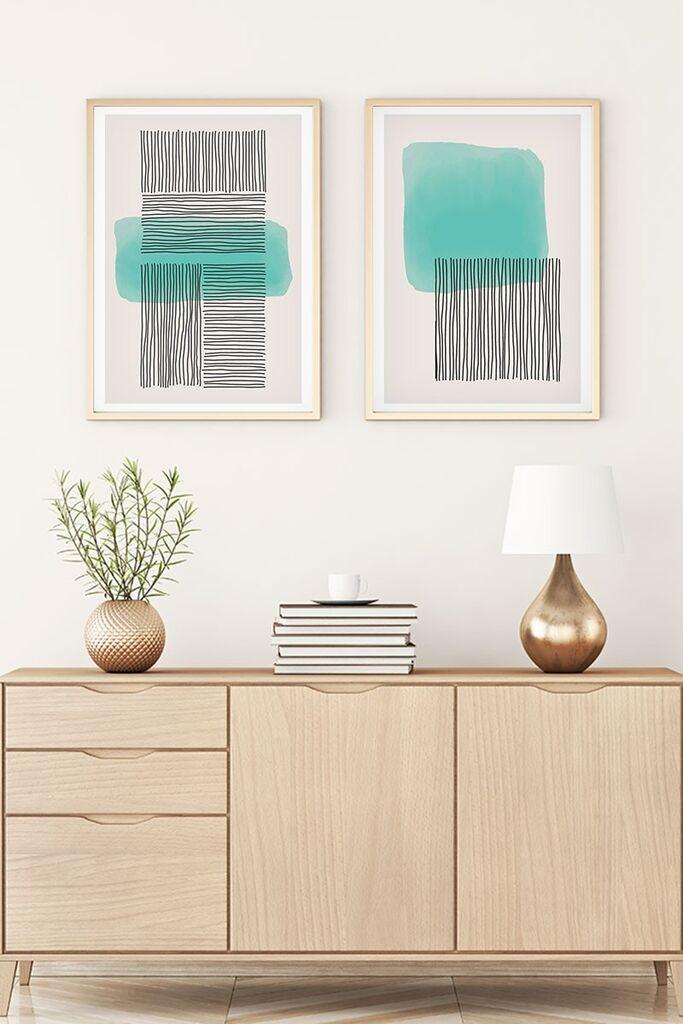 Wallity Uramljena slika Huhu140, 50x70 cm , 2 dela