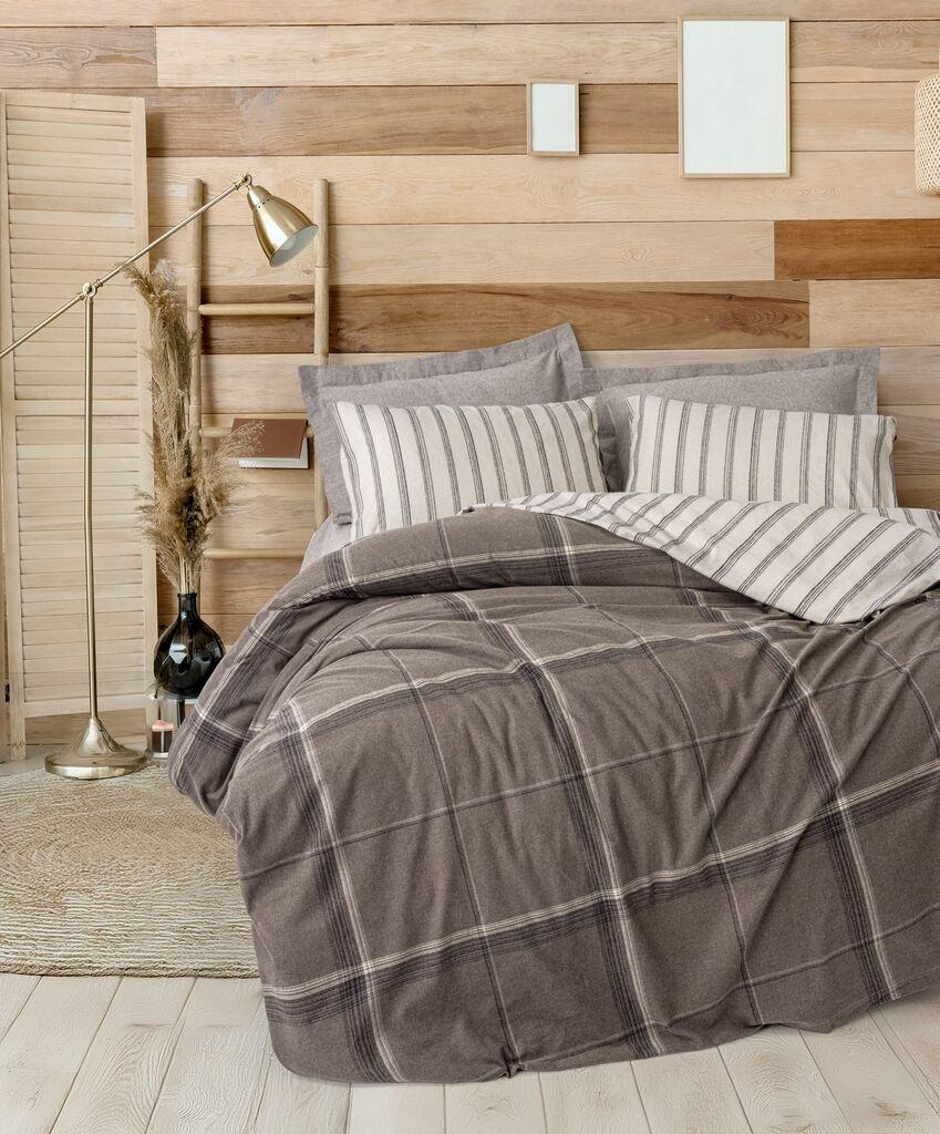 L'essentiel Maison Komplet Posteljine Caldo, 200x220 cm, Sivo-braon