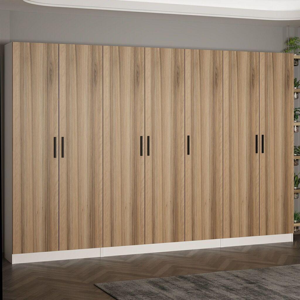 Hanah Home Ormar Noah-8226, 315x210x35 cm, Boje hrasta