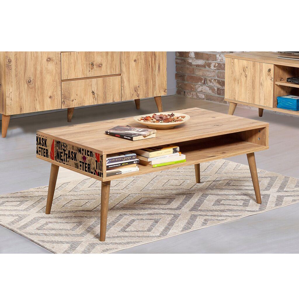 Hanah Home Klub sto Viva 766, 110x45x60 cm, Smeđi