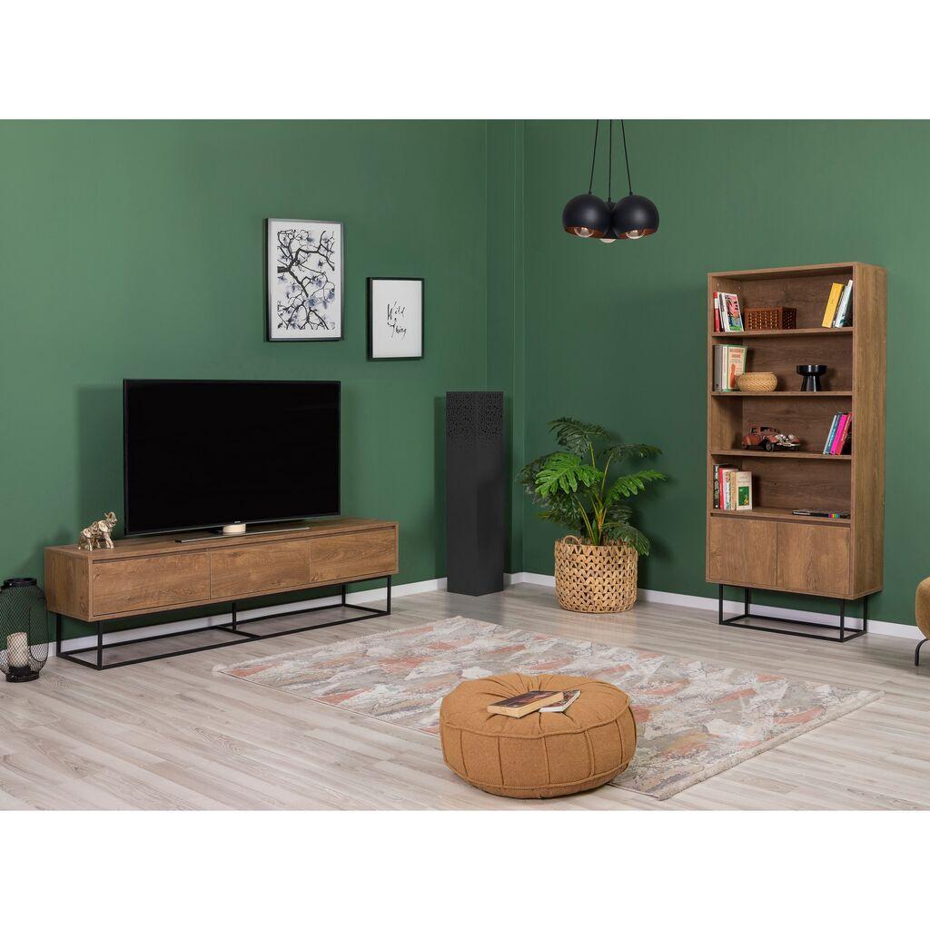 Hanah Home Set nameštaja za dnevnu sobu Laxus 25, Boje oraha