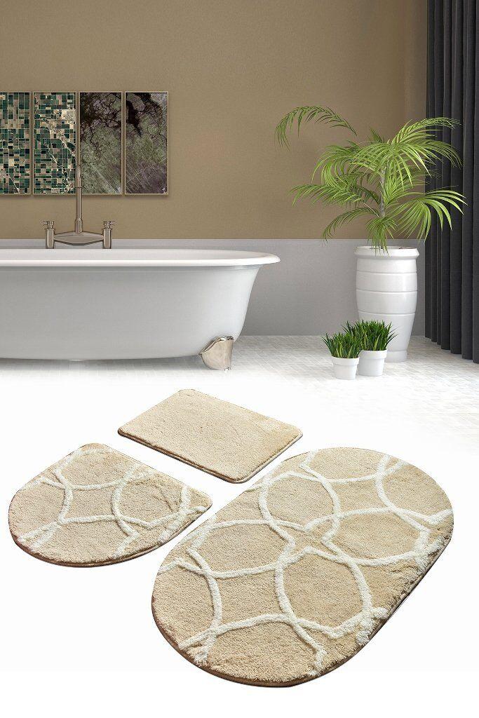 L'essentiel Maison Set 3 prostirke Bonne Rock, Bež