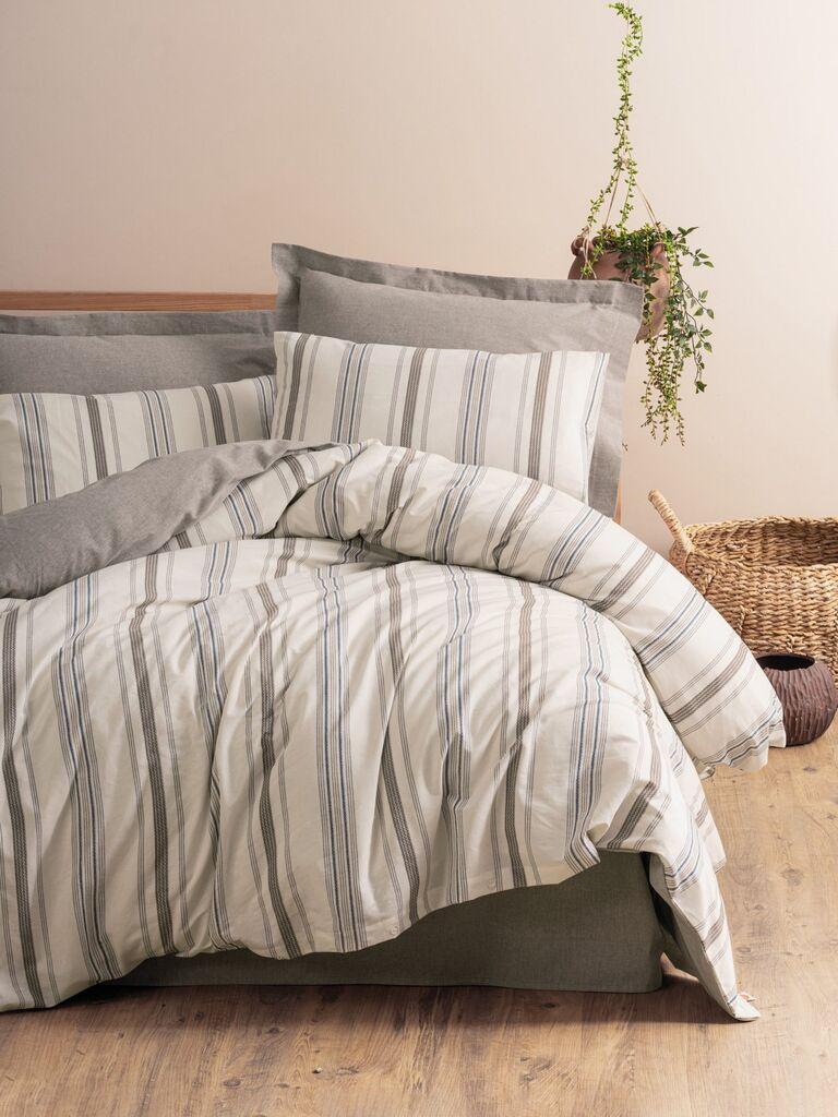 L'essentiel Maison Komplet posteljina Neoma, 200x220 cm, Smeđa-Krem