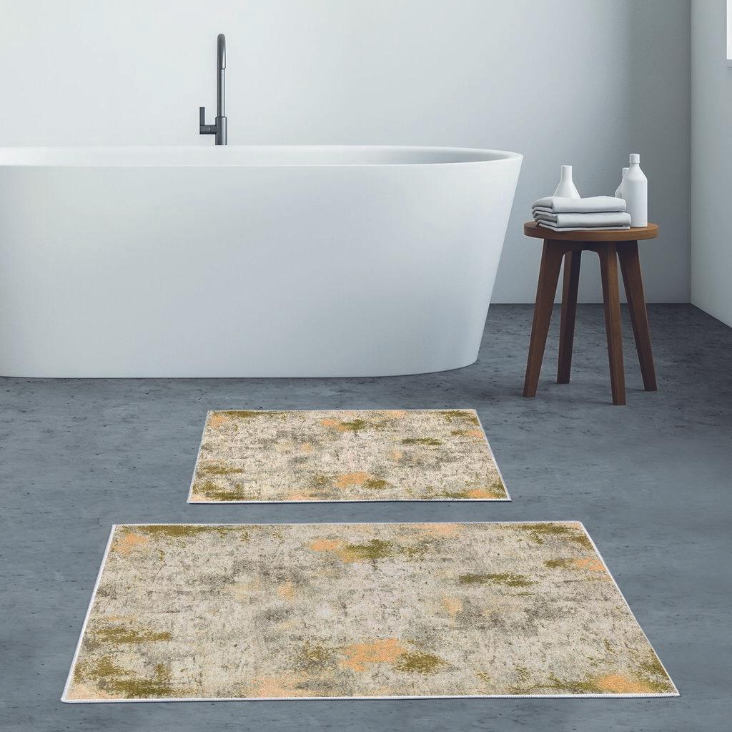 L'essentiel Maison Set 2 prostirke za kupatilo Šareni
