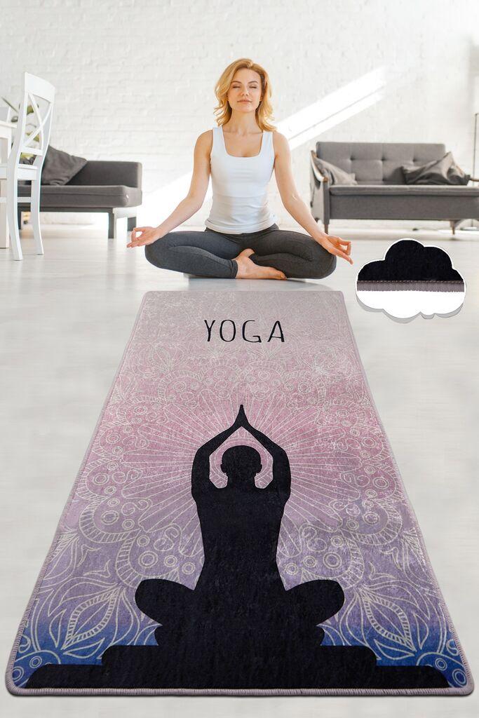 Vital and Vivid Prostirka za jogu Cakra - Purple, 60x200cm, Ljubičasta