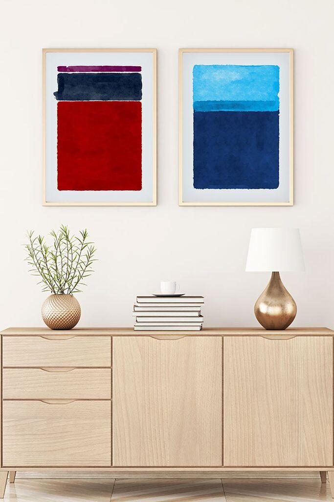 Wallity Uramljena slika Huhu94, 30x40 cm , 2 dela