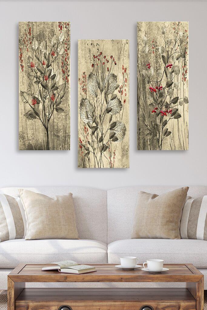 Wallity MDF0022 Dekorativna slika, 3 dela