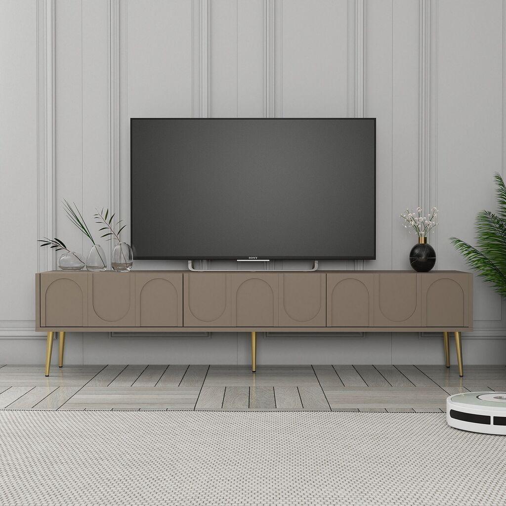 Hanah Home TV komoda Lyon 43, 180x43x35 cm, Krem
