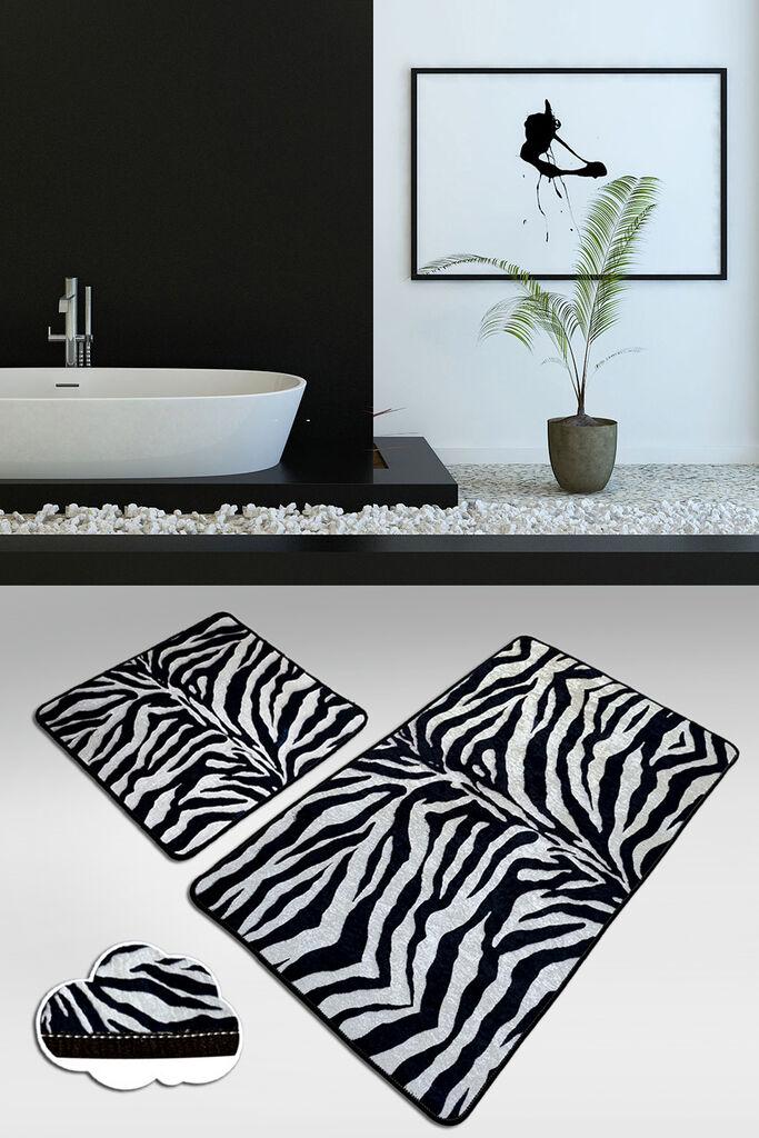 L'essentiel Maison Set 2 prostirke za kupatilo Šareni