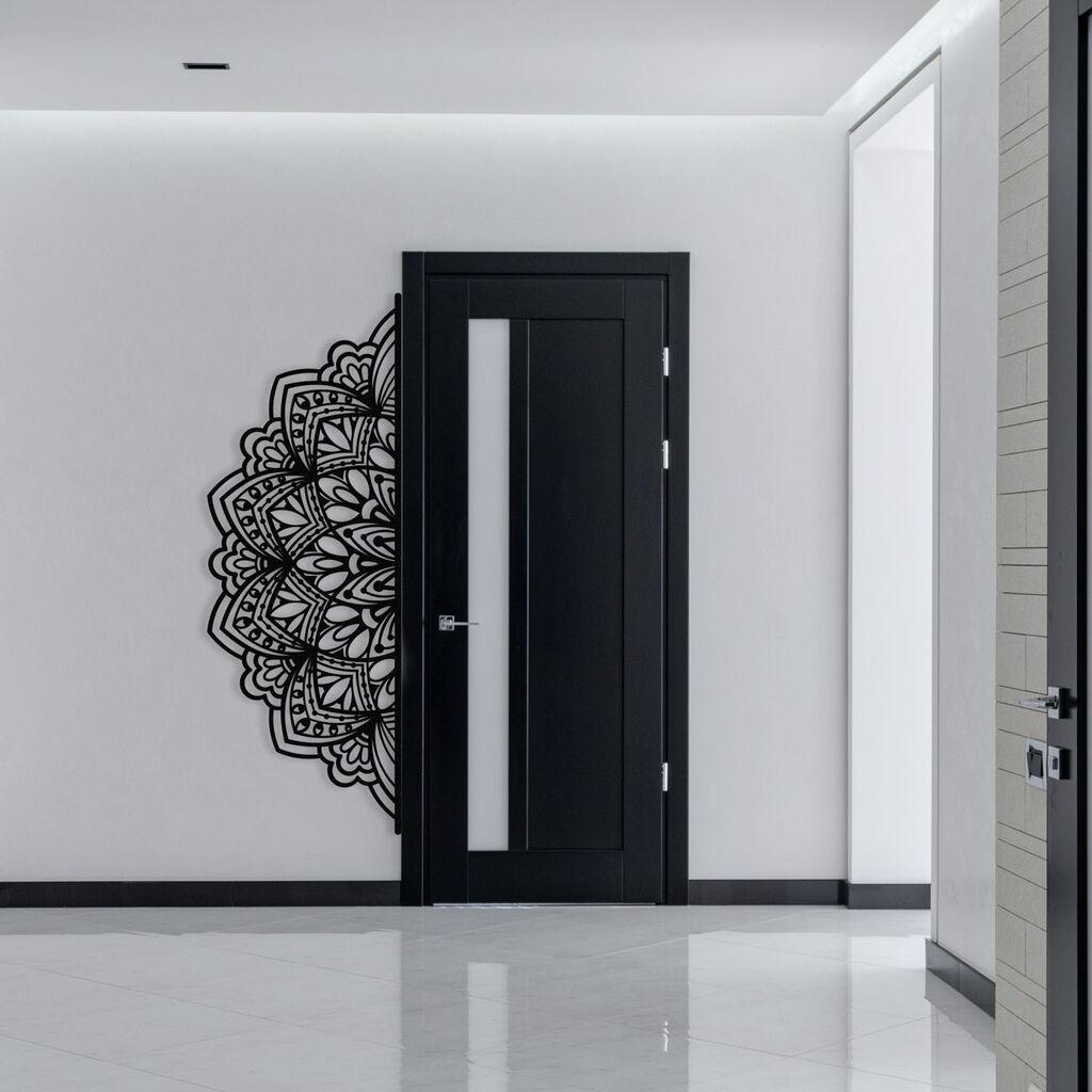 Wallity Zidna dekoracija Vaveyla, 160 x 57 cm,  Crna