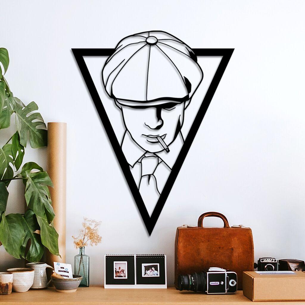 Wallity Zidna dekoracija Shelby, 53x42cm, Crna