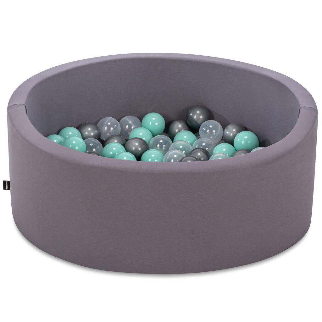 Aberto Design Bazen sa lopticama, Bubble Pops v3, 85x85x30 cm, Sivi