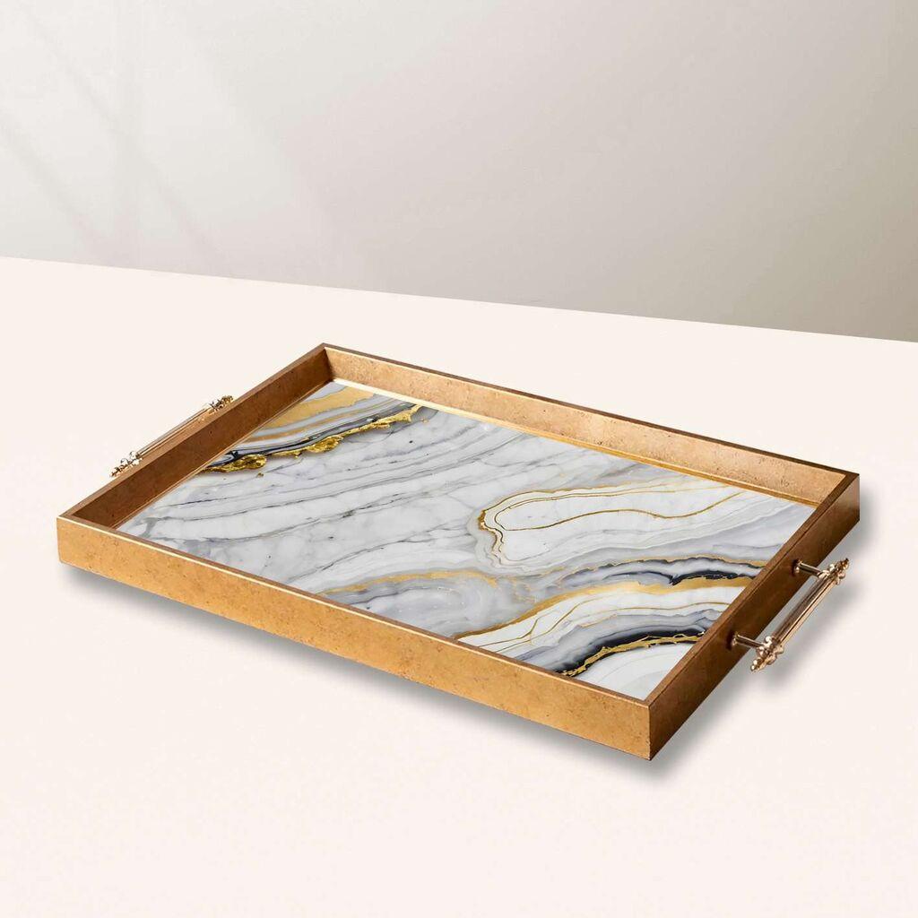 Aberto Design Poslužavnik TPEA10020 50 x 29 x 3.5 cm, Šareni