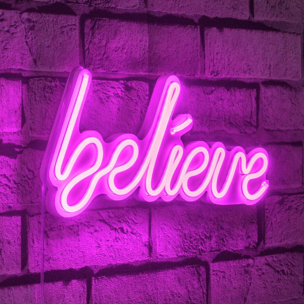 Wallity Believe Dekorativna rasveta, Roze