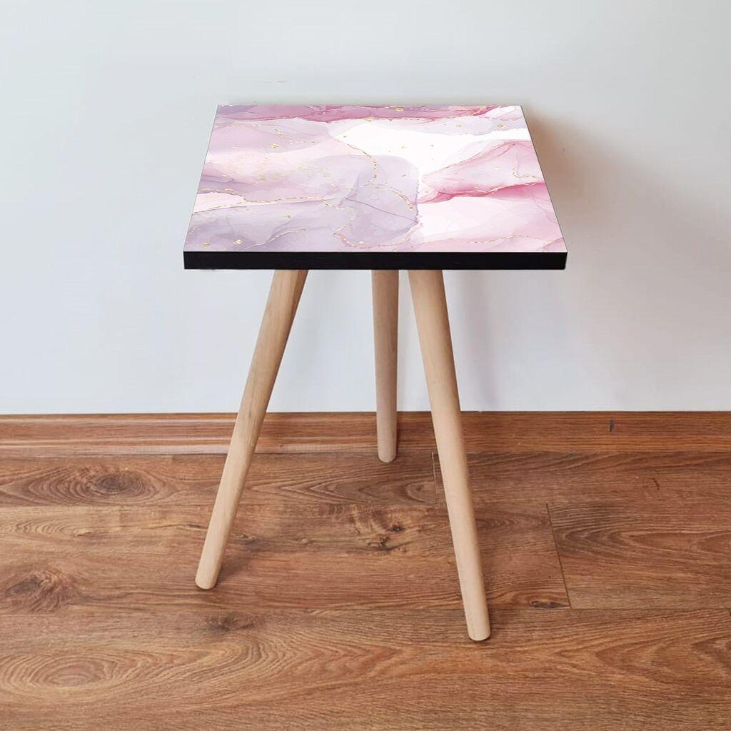 Hanah Home Klub sto Shp383, 35x42x35 cm, Ružičasti