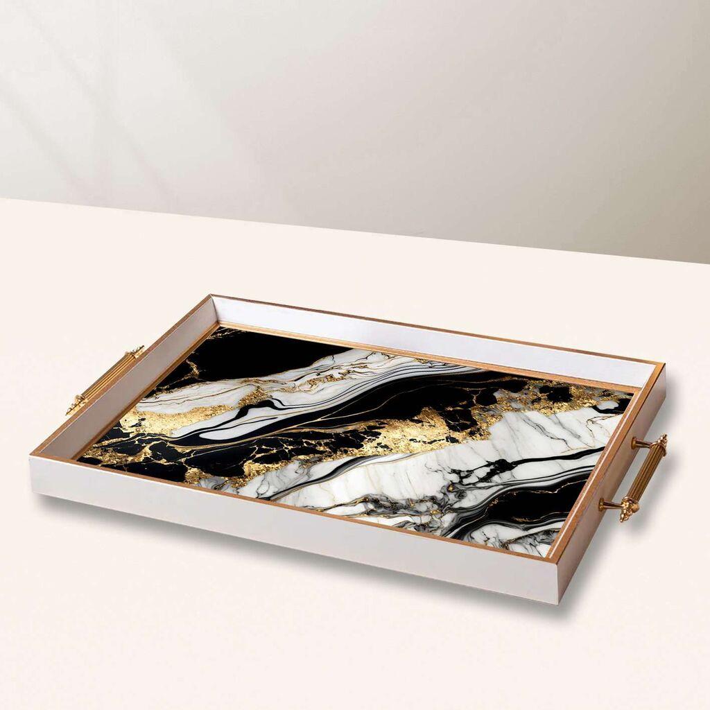 Aberto Design Poslužavnik TPB10016 50 x 29 x 3.5 cm, Šareni