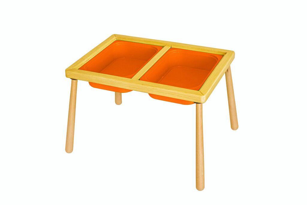 Hanah Home Dečiji sto, 53x52x74 cm, Narandžasti