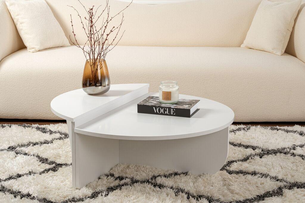 Nordure Klub sto-set Orion, 90x60x30, 85x30x35cm, 2 komada, Beli