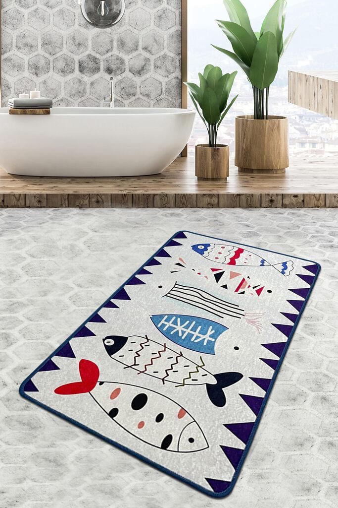 L'essentiel Maison Prostirka za kupatilo 70x120cm Šarena