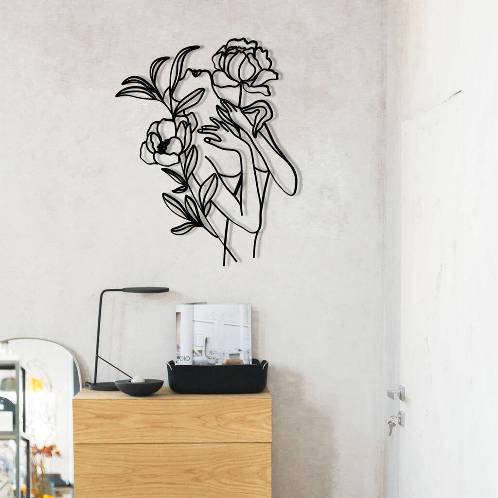 Wallity Zidna dekoracija Elif, 40x50 cm, 1.2mm, Crna