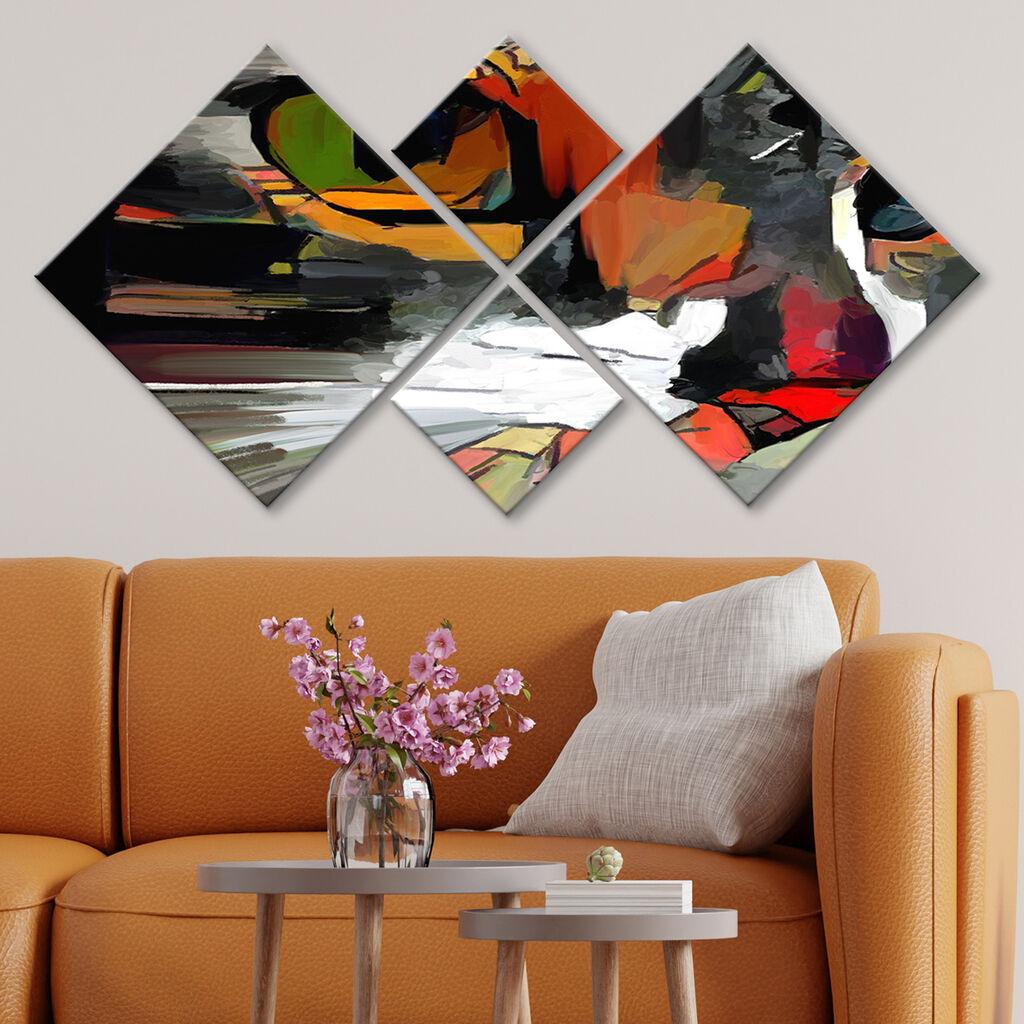 Wallity Slika 4MDF1012329844, 60x115 cm, 4 dela