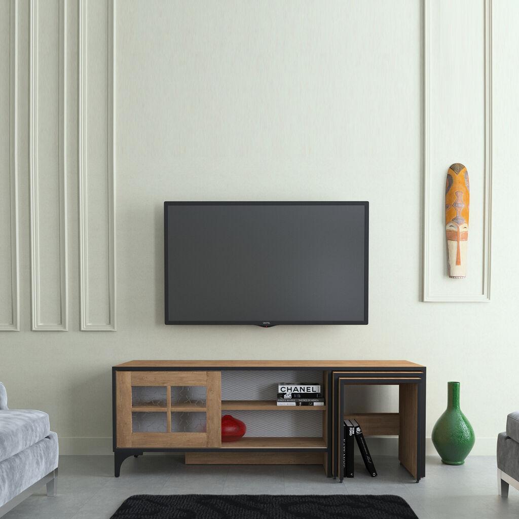 Hanah Home Revival TV polica, Braon