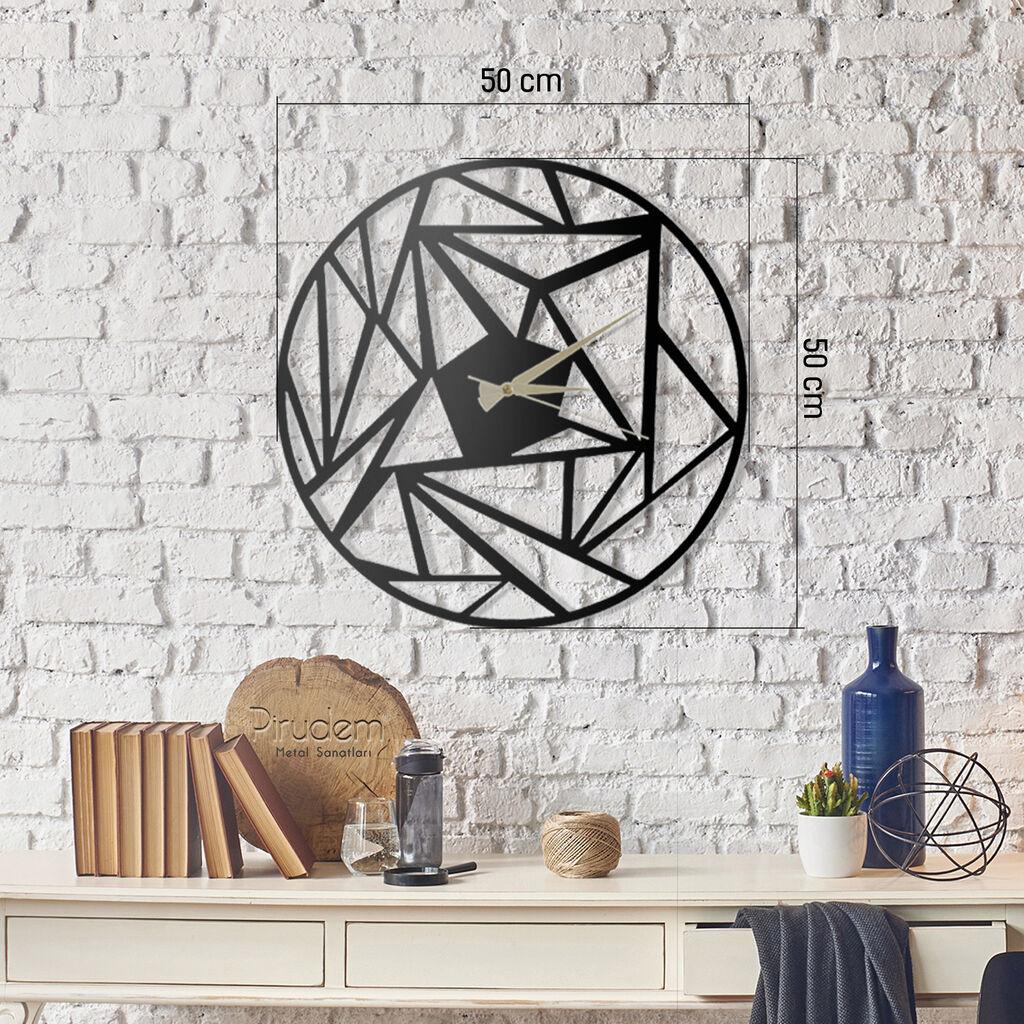Wallity  Zidni sat Perspektif, 50 x 50 cm,Crni
