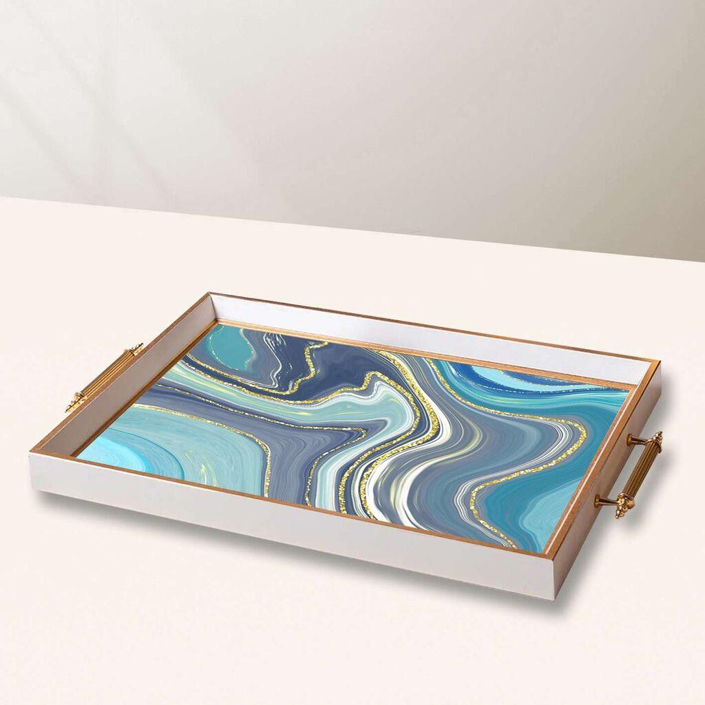 Aberto Design Poslužavnik TPB10009 50 x 29 x 3.5 cm, Šareni