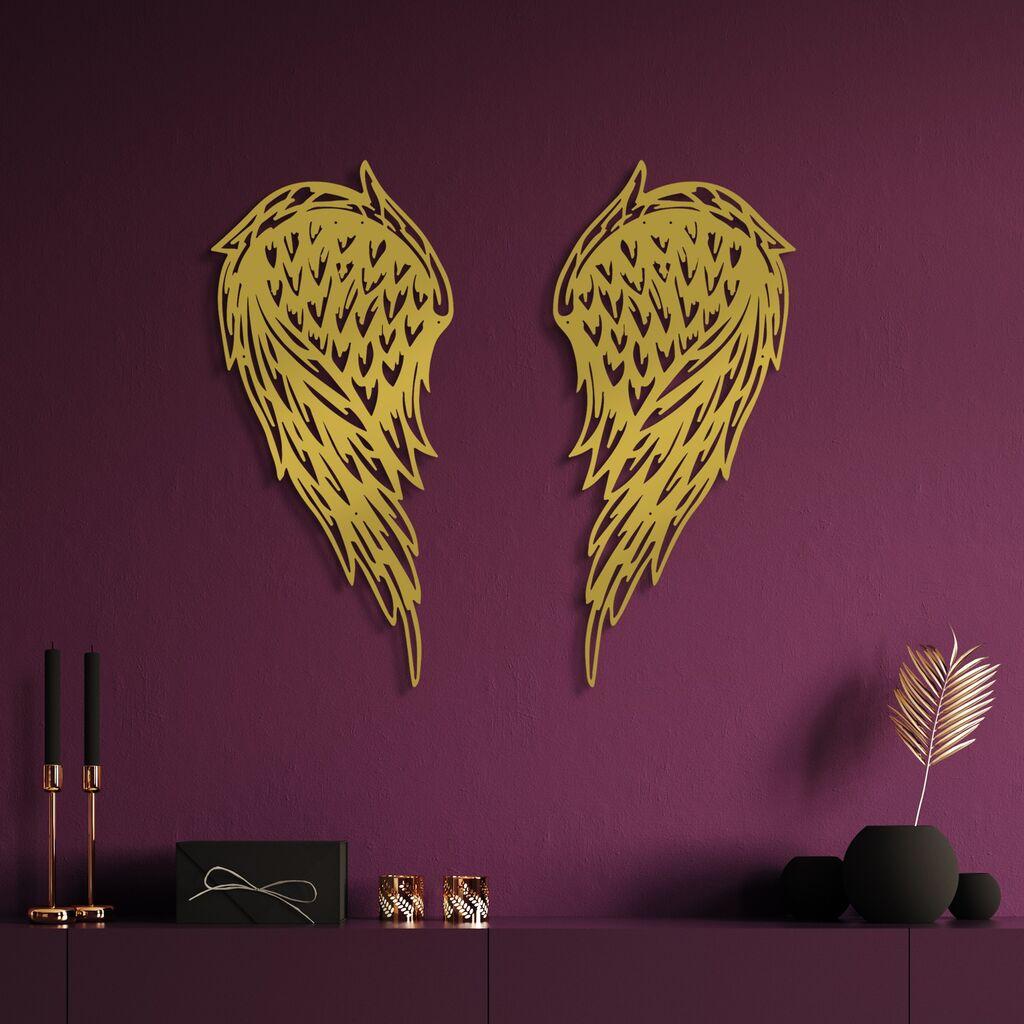 Wallity Zidna dekoracija Alato-2, 32 x 70 cm,  Zlatne boje