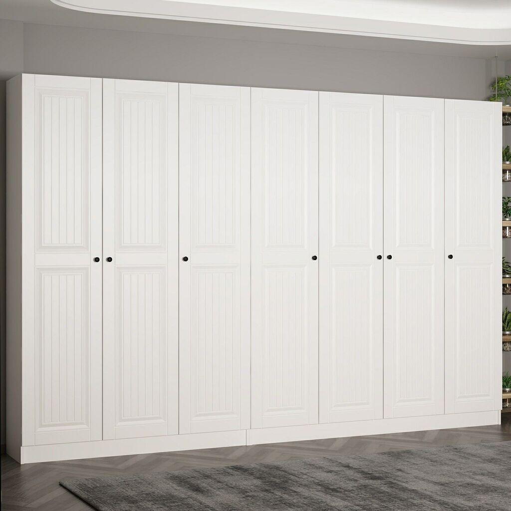Hanah Home Ormar za hodnik Noah 8249, 315x210x35 cm, Beli