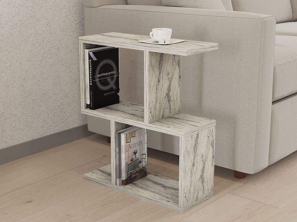 Hanah Home Klub sto Zet, 45x51.4x17 cm, Sivi
