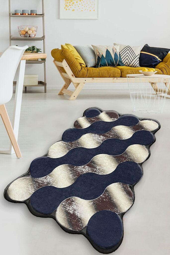 Conceptum Hypnose Tepih Circle, 100x160cm, Sivo-teget