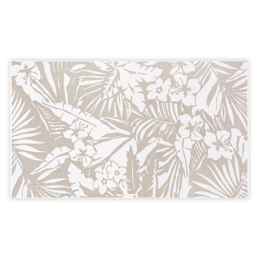 L'essentiel Maison Peškir za plažu 100x180cm Svetlobraon-Beli