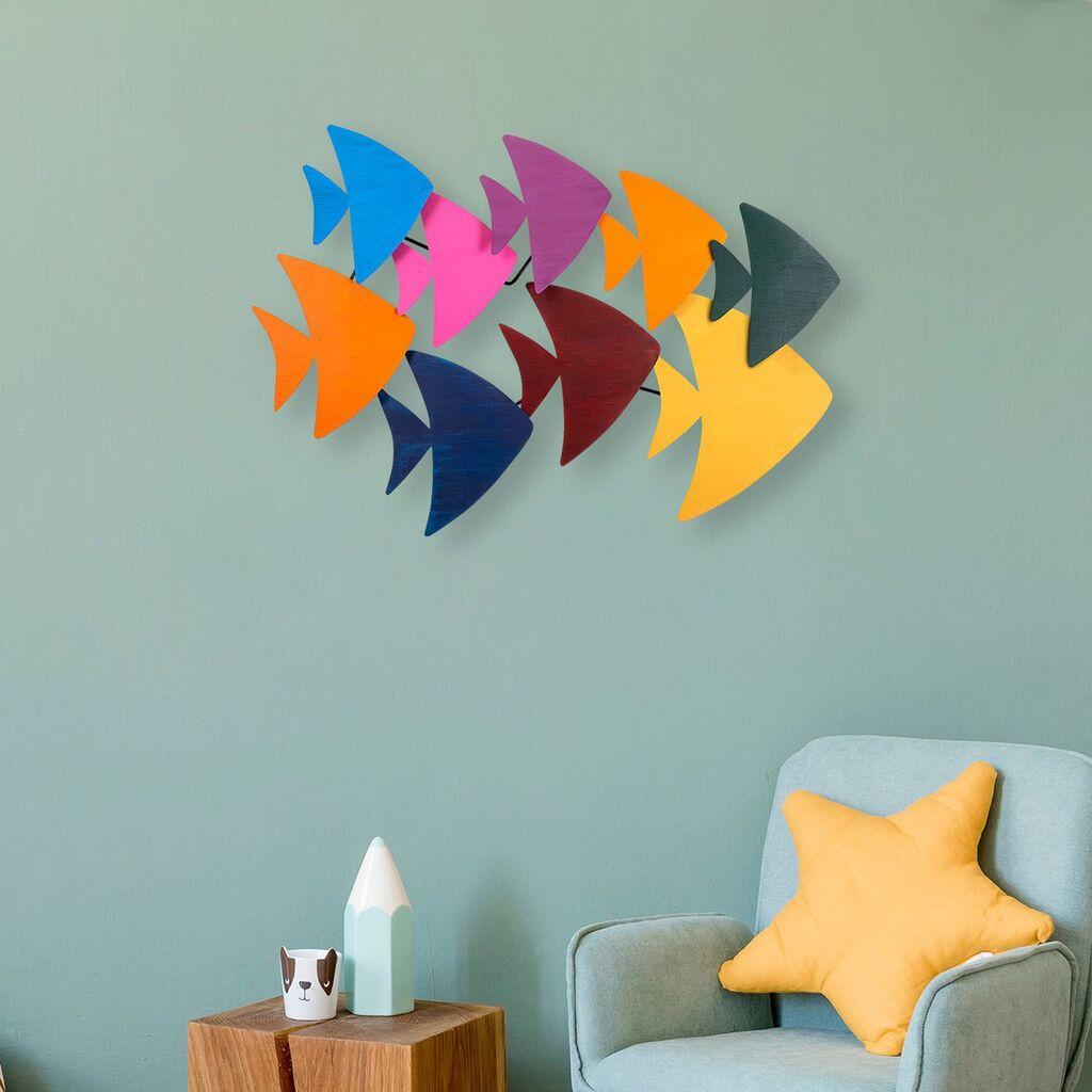 Wallity Zidna dekoracija Cirgisin, 100x70 cm, Šarena