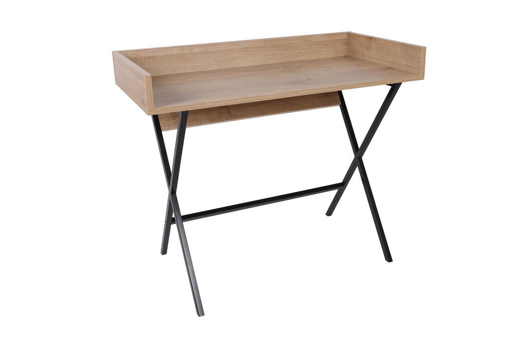 Hanah Home Radni sto Miguel, 100x50x89 cm, Boje hrasta
