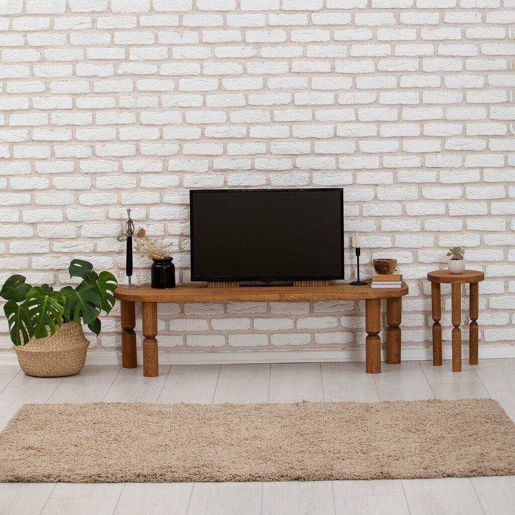 Hanah Home Ida Chesnut TV polica, Braon