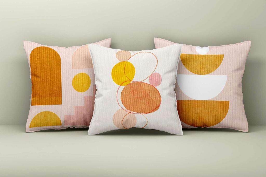 Aberto Design Set dekorativnih jastučnica Asr_plw25-34, 43x43 cm, 3 komada, Šarena