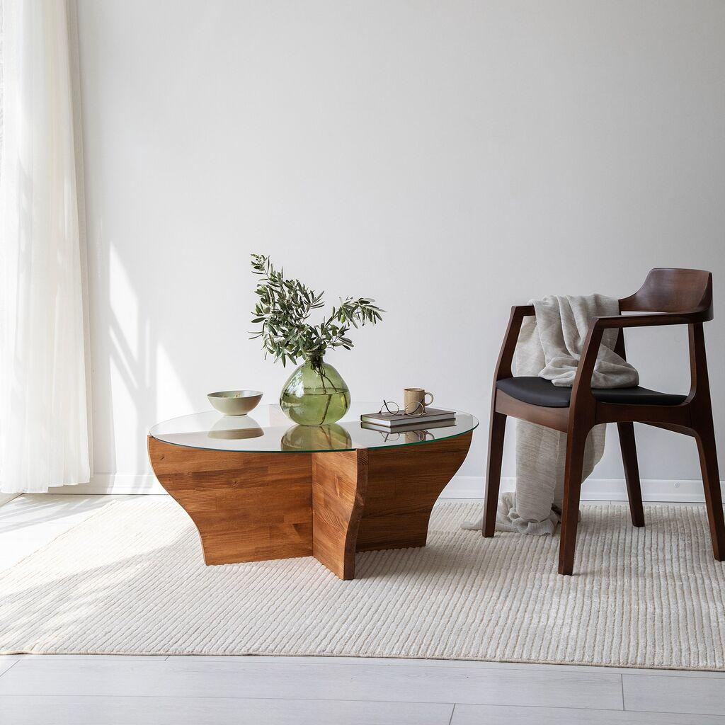 Hanah Home Klub sto Amphora, 92x36x92 cm, Smeđi