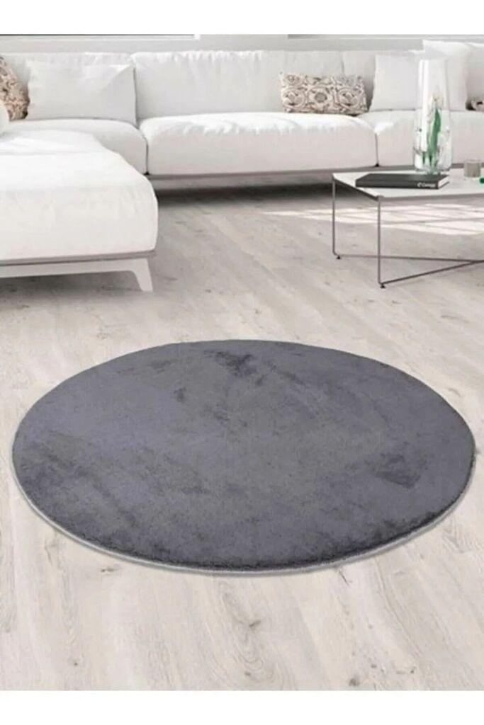 Conceptum Hypnose Tepih Oval, O80 cm, Tamnosivi