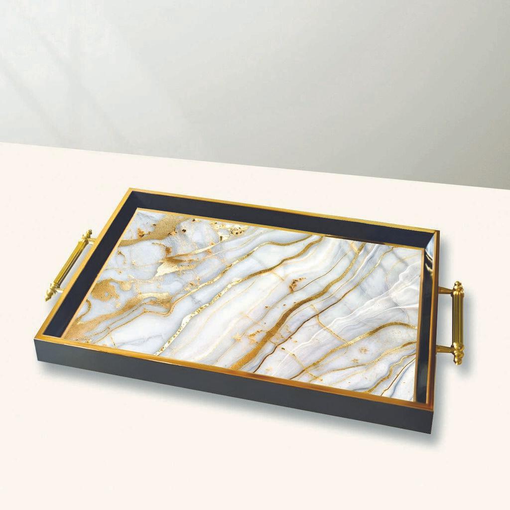 Aberto Design Poslužavnik TPA10012 50 x 29 x 3.5 cm, Šareni