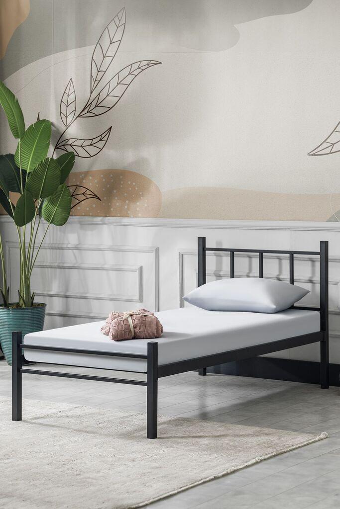Hanah Home Ram za krevet K90, 90x190x95 cm, Crni