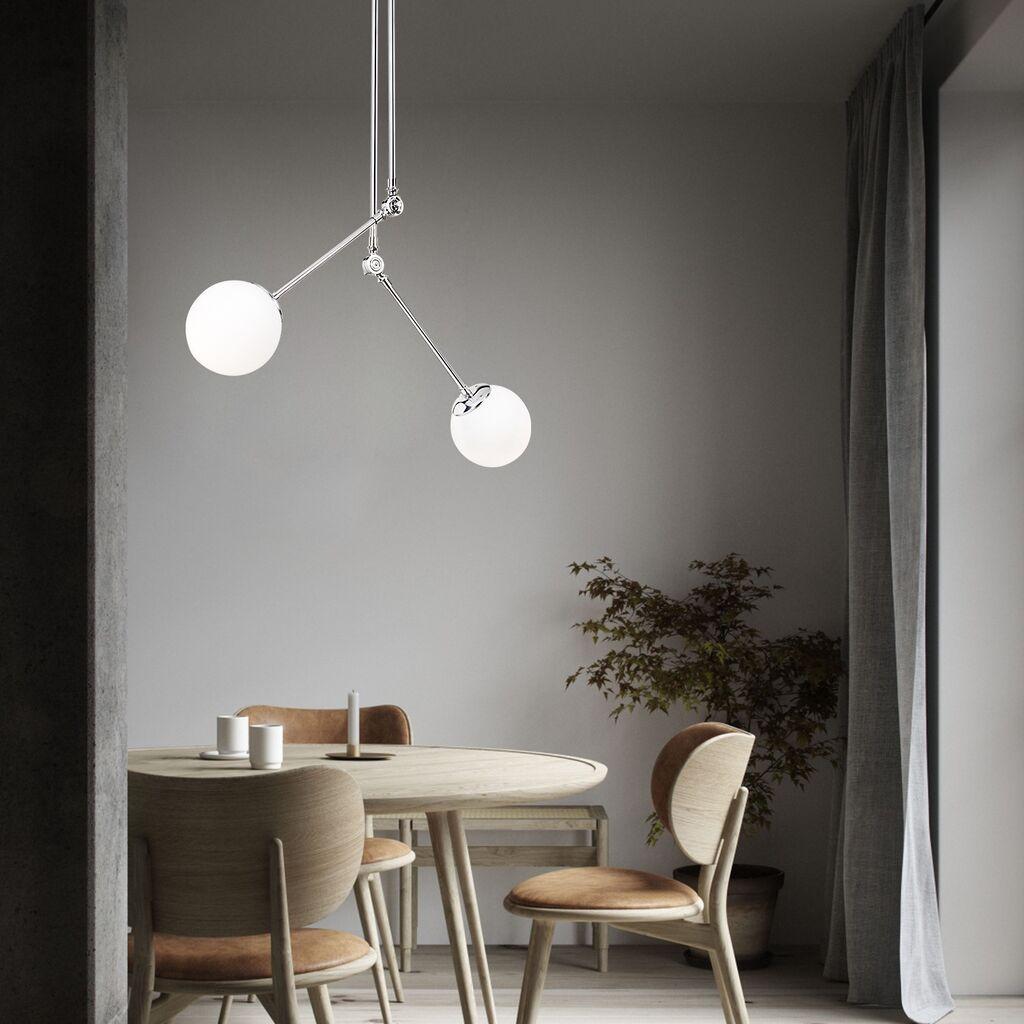 Opviq Luster Cambaz 3451, Metalni, Srebrna boja