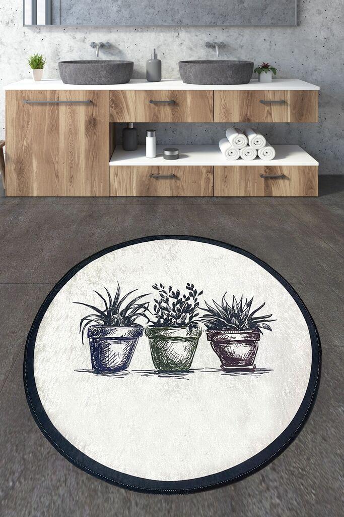 L'essentiel Maison Prostirka za kupatilo 100x100cm Šarena