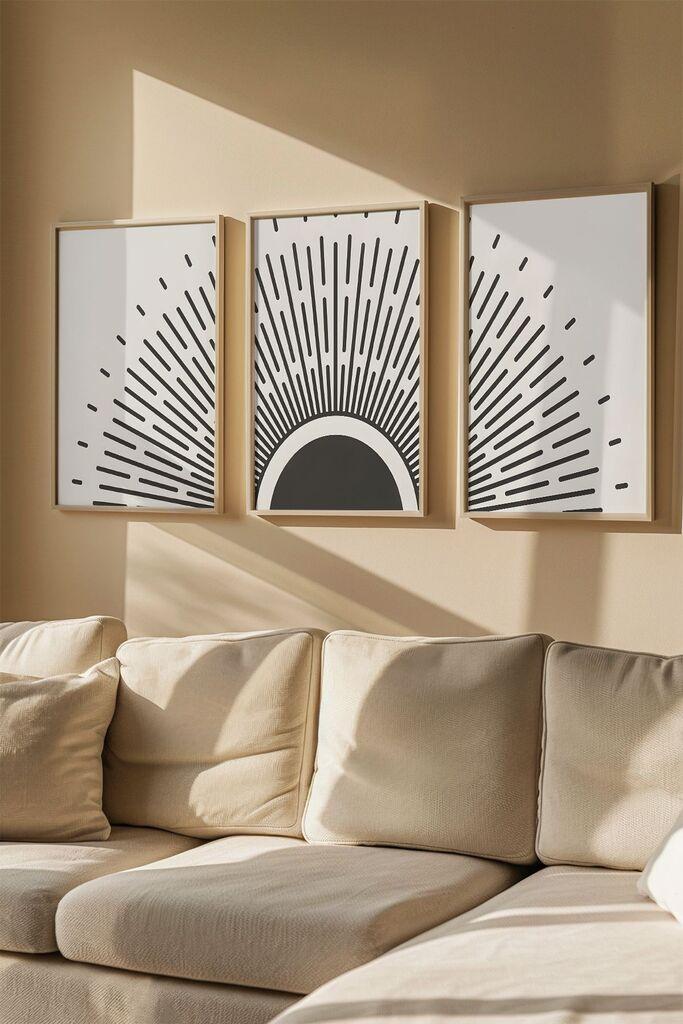 Wallity Uramljena slika Artvmodel39, 33x48 cm, 3 dela