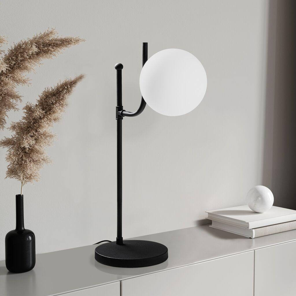Opviq Stona lampa, Crna