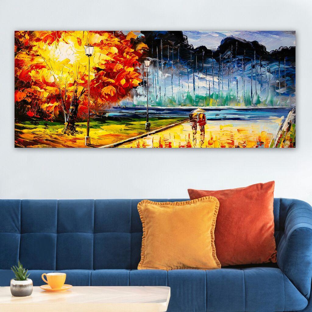 Wallity Slika na platnu 50x120cm